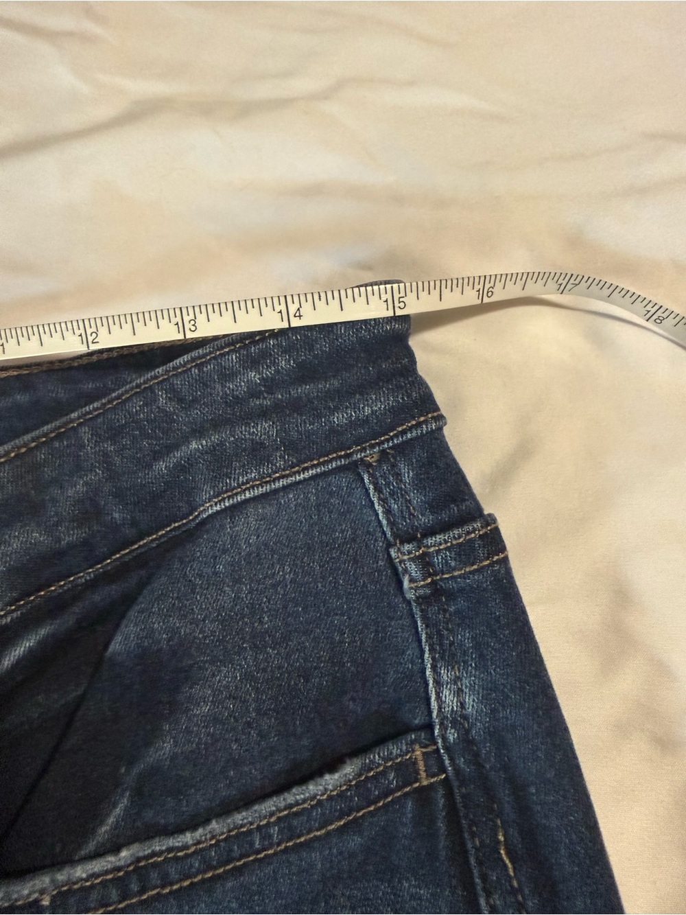 NWT Lovervet by Vervet Tummy Control Bootcut Jeans Size 30 / 11 Dark Wash Sample - Picture 3 of 8